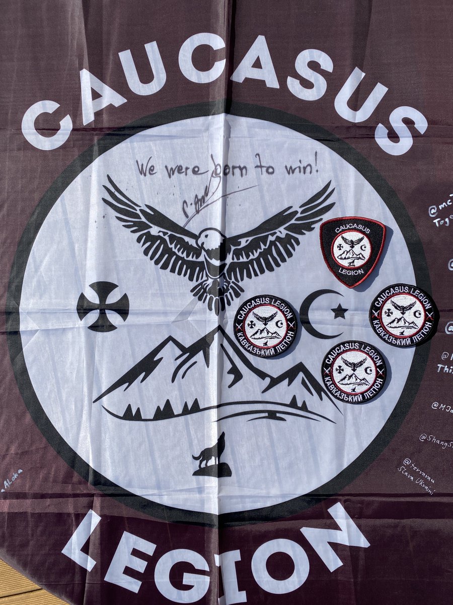 SignMyGrenade's tweet photo. #Fellas, NAFO, #Patchcollectors‼️
🚨raffle time🚨
we are increasing your chances to win!
Now 3️⃣ original CL-Patches in the raffle, besides the historic PATCH and the signed BATTLE FLAG of the legionnaires of @Caucasus_Legion https://t.co/Y6RHLi3XKc