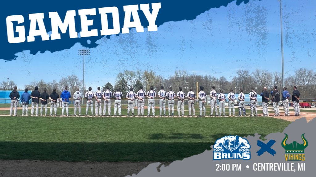 ⚾️ #KCCBaseball Game Day! No. 18 @BaseballKellogg heads south to start their 4-game series with the Vikings! 🆚 Glen Oaks Community College 🕑2:00 PM | double header 📍 Centreville, MI 📊 web.gc.com/teams/yFy2byWv… Let’s go Bruins! #BruinStrong #GoBruins