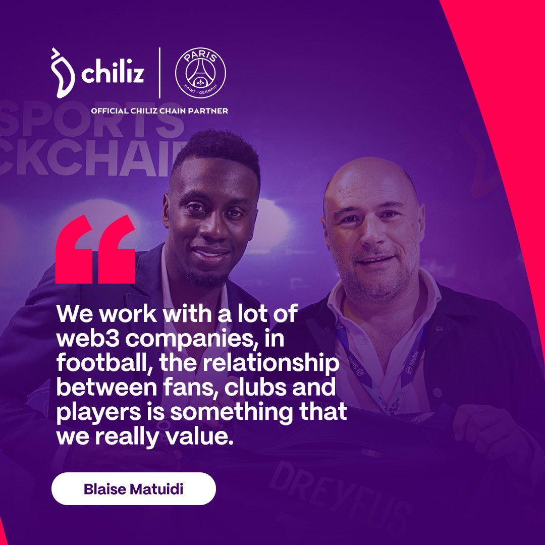 Last week, I joined @Chiliz Chain at Paris Blockchain Week. 🇫🇷 I was very excited to see how the Sports Blockchain is building the SportFi ecosystem and helping clubs reach their global fan audience.