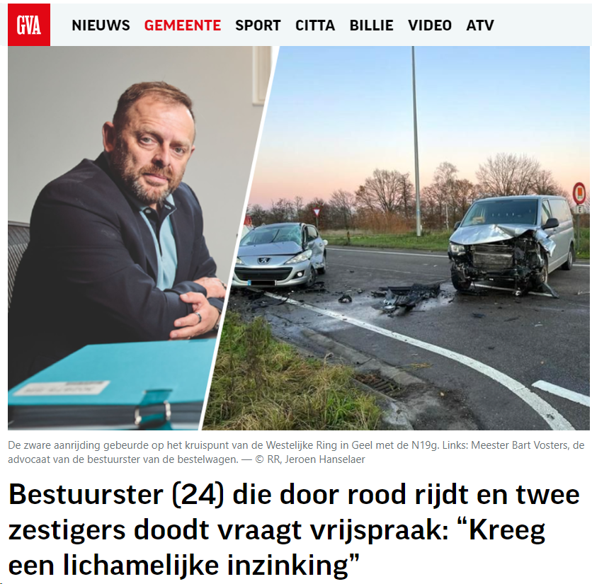 De 'lichamelijke inzinking" (whatever that may be). Uw favoriete excuus.