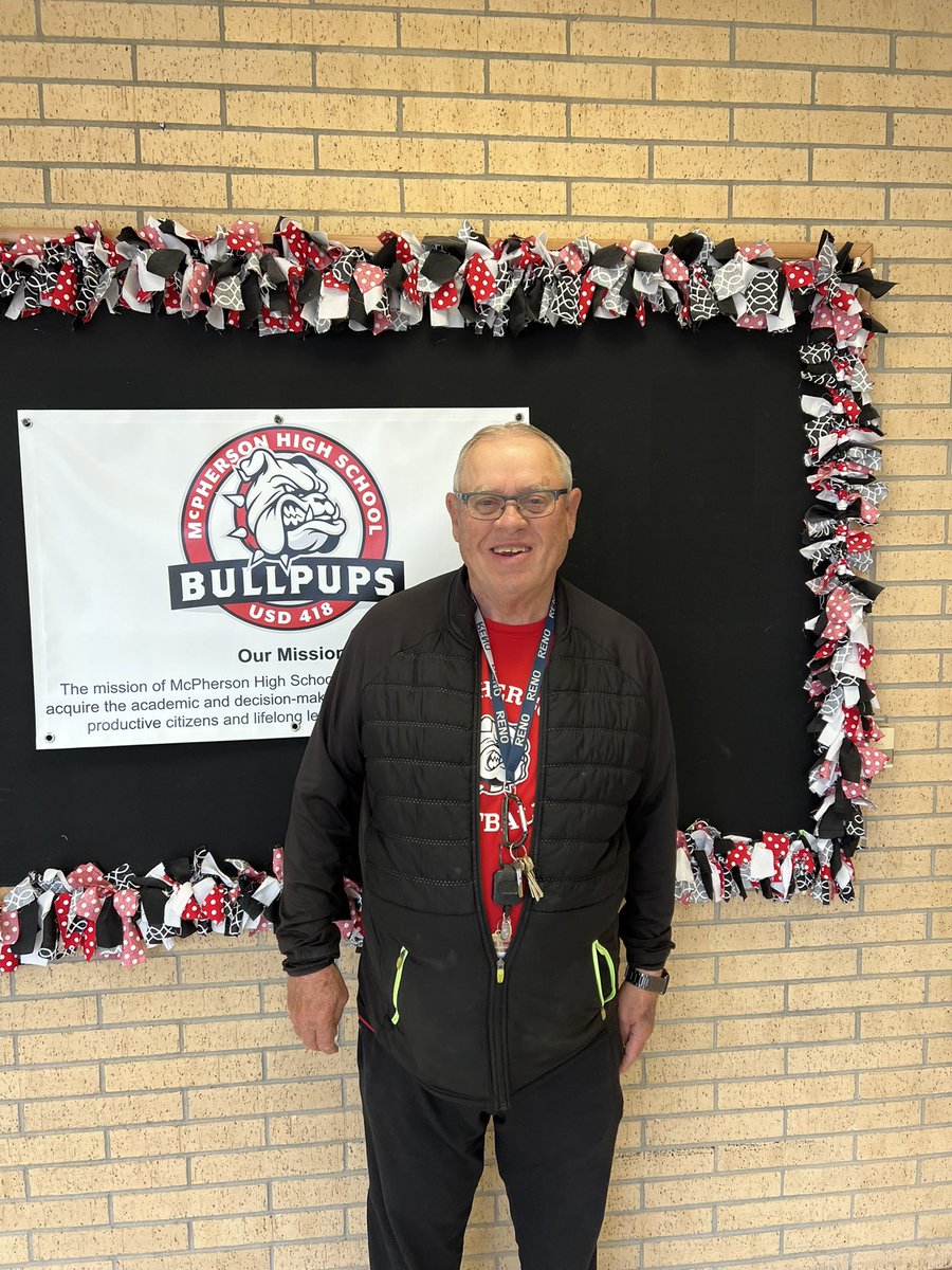 We ❤️ our MHS Paraeducators!!! 🐾 Thank you Mike McCormick! Mike loves being around the kids and helping them with their needs! 
<a href="/USD418/">McPherson Public Schools</a>
