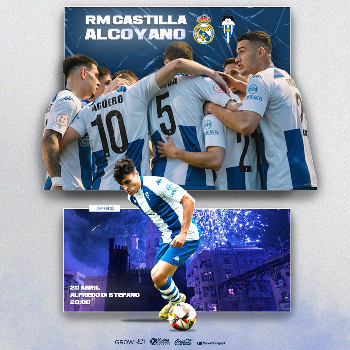 𝐏𝐀𝐑𝐓𝐈𝐓 𝐃𝐄 𝐕𝐄𝐒𝐏𝐑𝐀 𝐃’𝐀𝐁𝐑𝐈𝐋 🎉

🗓️J3️⃣3️⃣| 20/04/24
🆚 <a href="/lafabricacrm/">Cantera Real Madrid</a> 
⌚️20:00 H
📺 <a href="/fef_tv/">FEF_TV</a> 

#esmomentodecreer⚪️🔵