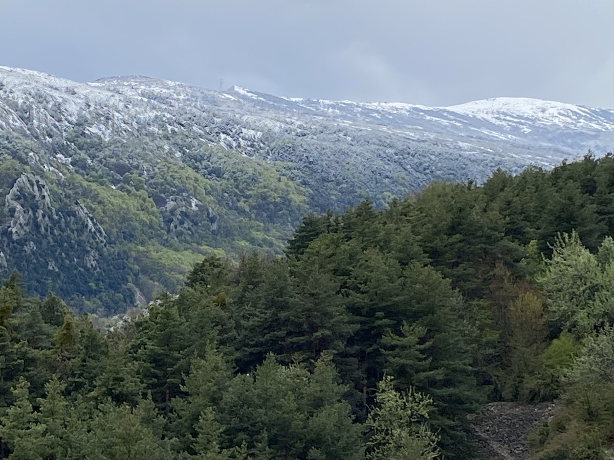 Episode de neige sur la vallée du Loup #Greolieres #meteo06