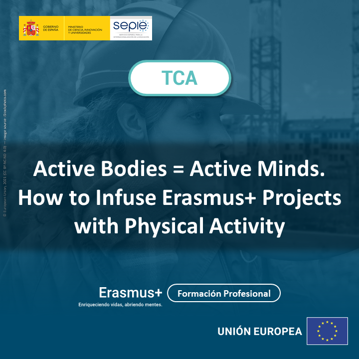 La actividad física potencia la salud cerebral y es inseparable del desarrollo cognitivo y la salud mental. Esta TCA parte de este enfoque holístico y se centra en la integración de métodos de actividad física en los proyectos Erasmus+. Participa sepie.es/formacion-prof…