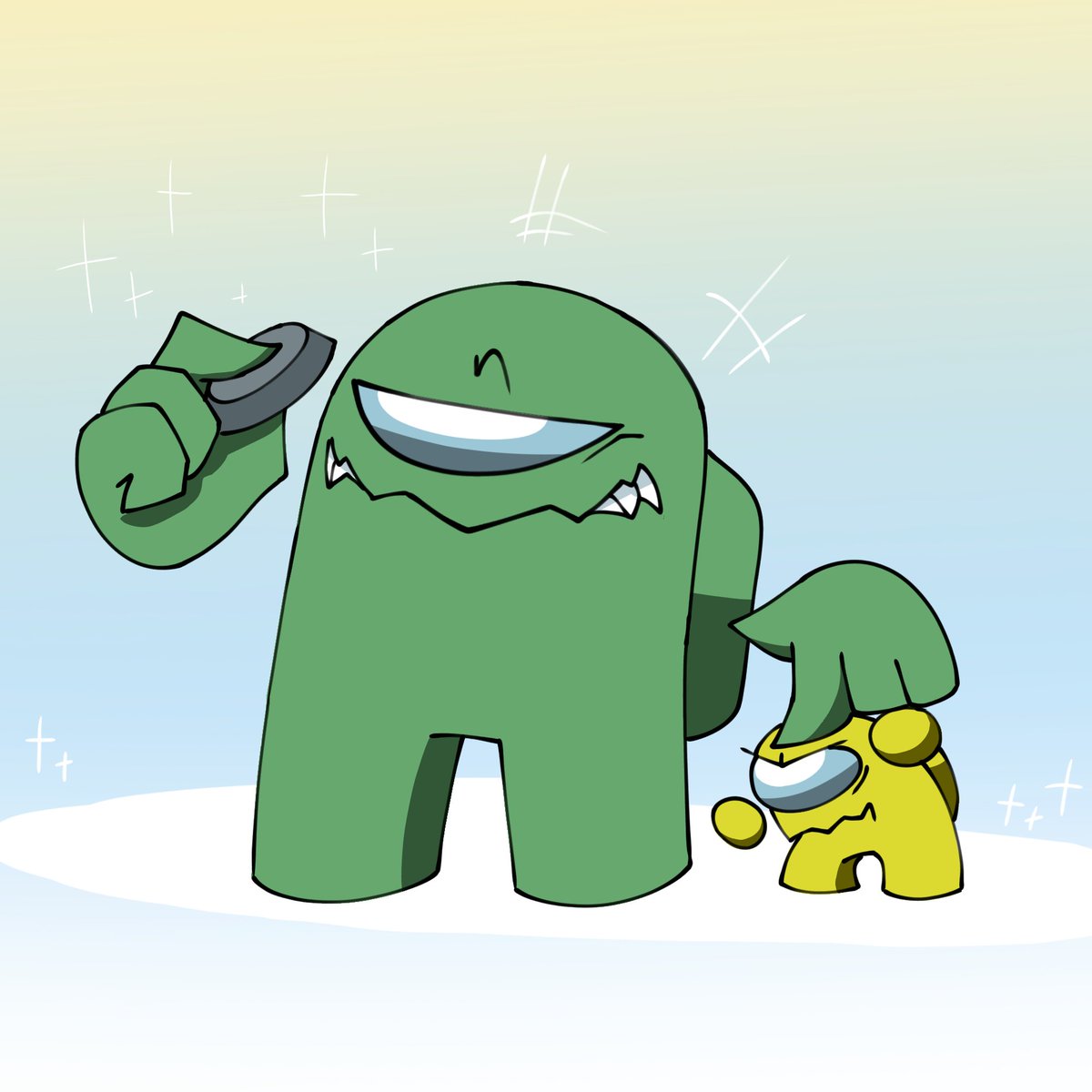wolxranz's tweet photo. *When fortegreen wants to get the remote of Mini Yellow*
Yellow: *bites*
#rodamrix #rodamrixfanart #fandoms #AmongUs募集 #AmongUs #amongusart #miniyellow #fortegreen #imposter https://t.co/beoO5Mq1nR