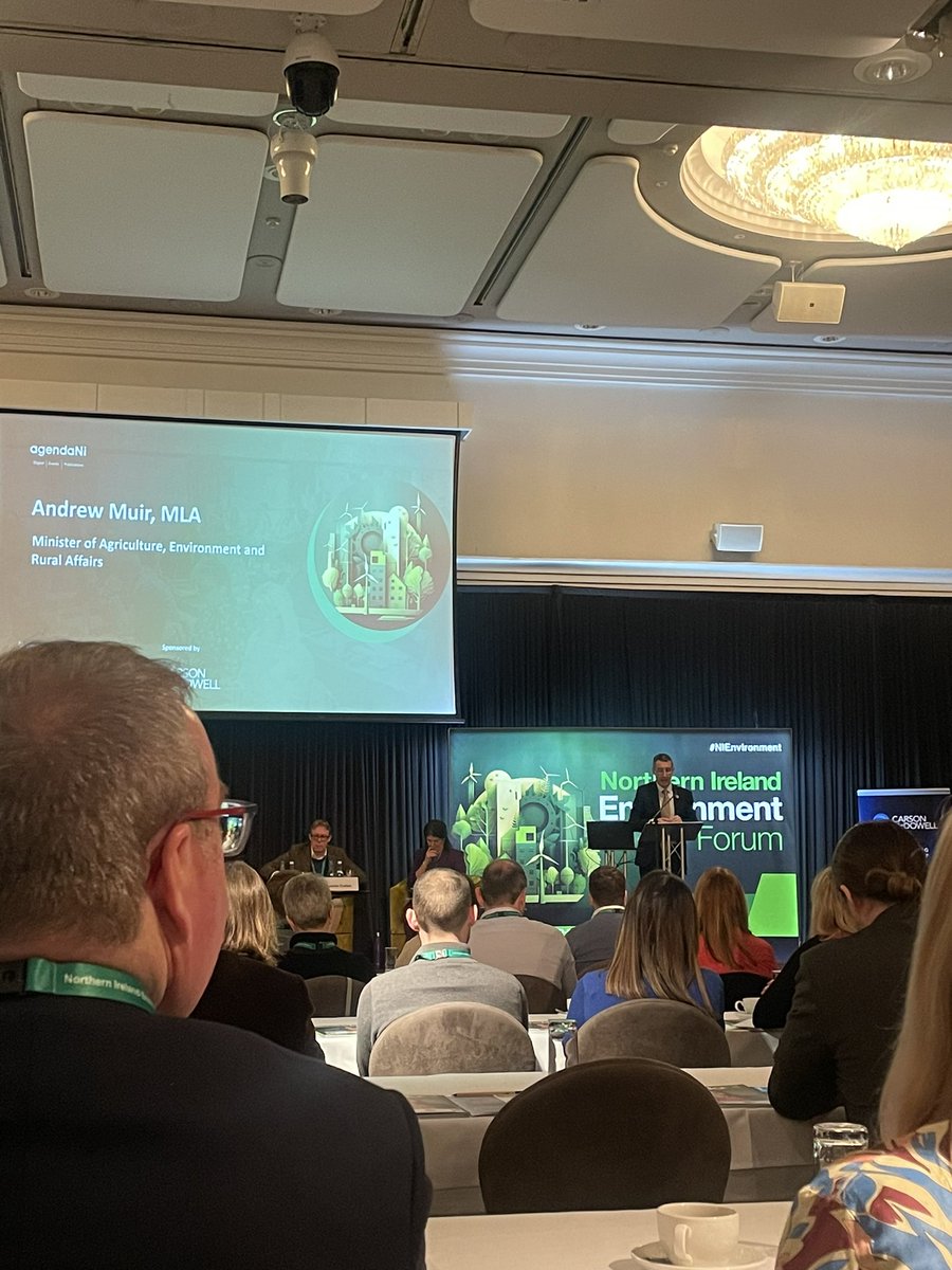 ErinMc_keown's tweet photo. Attending the #NIEnvironment forum today with @RSPBNI. Loads of great talks. 

The message is clear. We now need to be ambitious to not only tackle the nature and climate crisis, but also the crisis of inaction if we want to save our environment 🌎🌊🌳 https://t.co/M4p5QQ5Qqh