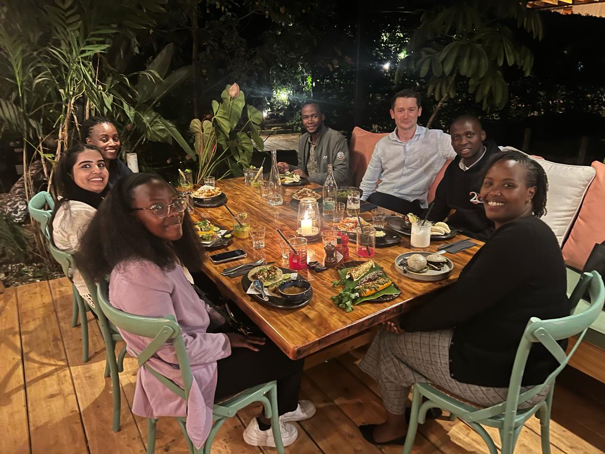 Last week, Tom Jeffes from our Oxford office had the pleasure of reconnecting in person with our Nairobi team. The team enjoyed a wonderful evening at Cultiva Kenya, indulging in the best of local cuisine and catching up on plans for the coming months.