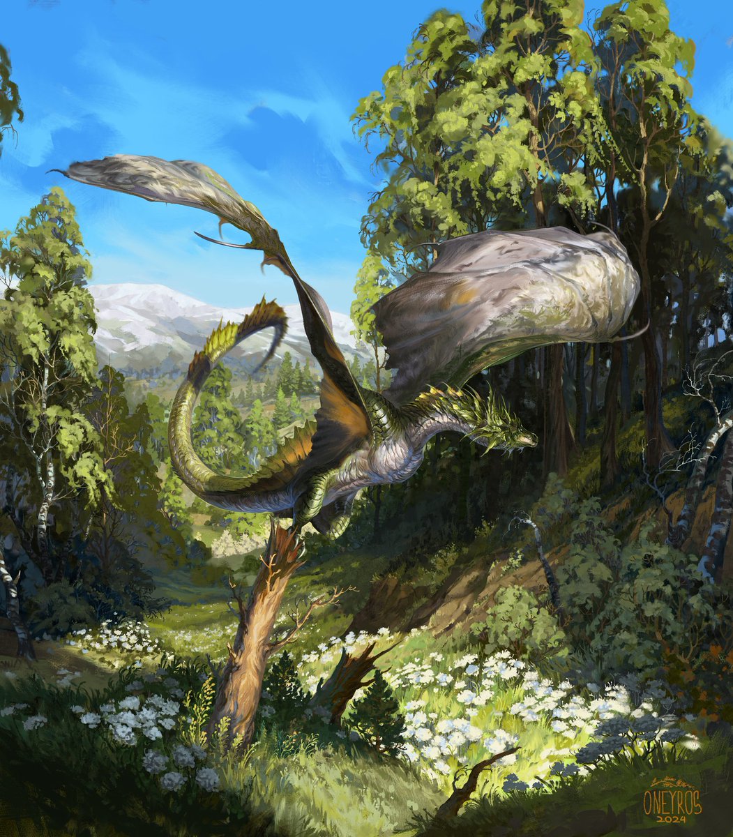 Soaring through Valley's  

Enjoy the morning fresh wind in a cool grove before the afternoon sun burns your scales 🍀