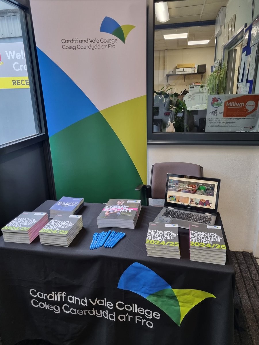 Great to be back @strichardgwynba today supporting pupils with advice & guidance. We're also here tonight for Yr 10 Parents Evening. Chat about courses @CAVC, pick up a prospectus & find out how we can support your child. It's never too early to start thinking about College 🙂