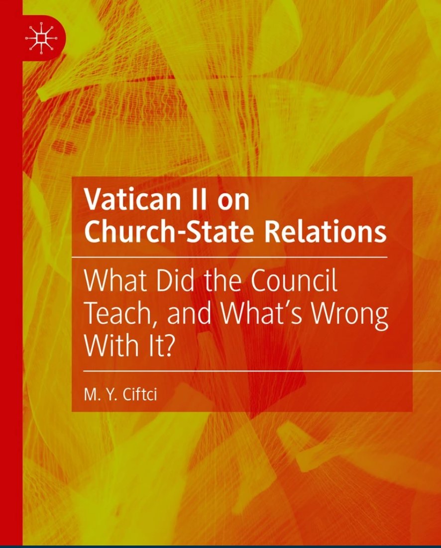 Absolutely delighted to see @mehmet_y_c's monograph hit the bookshelves today. 'Vatican II on Church-State Relations' will illuminate and challenge, helping you appreciate what the Council (perhaps should have) said. @HumanEcologyCUA @OU_TheoReligion bit.ly/49GDL9c