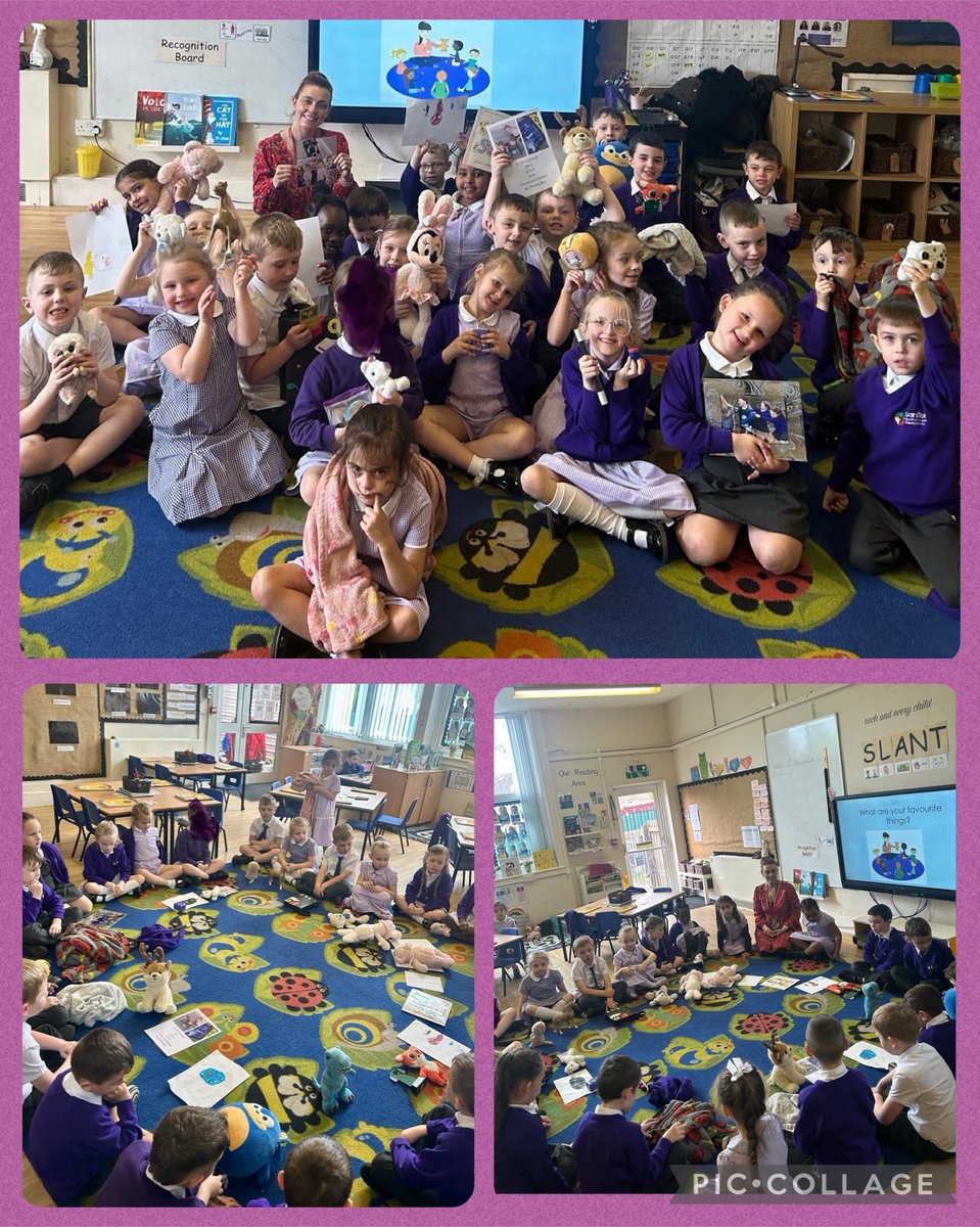 This afternoon we spoke about our favourite things and what we are thankful for. We brought in our favourite things from home and shared them with our friends🙏😊 #RE <a href="/GarstonCE/">GarstonCE</a>
