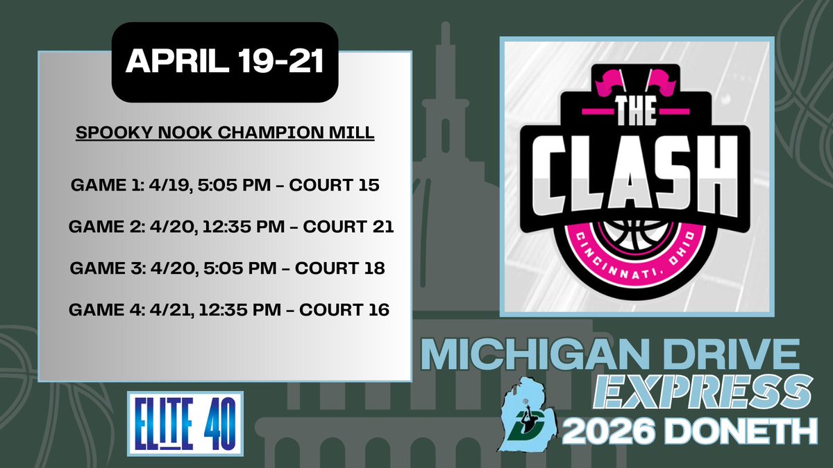 MI Drive Express E40 - Doneth (@driveexpress26) on Twitter photo Our schedule for The Clash this weekend! Our schedule for The Clash this weekend!