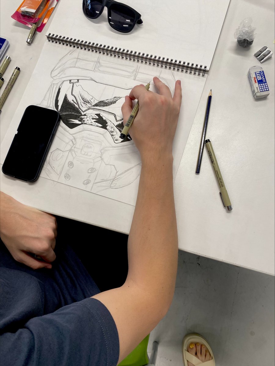 sandtALP's tweet photo. Our art students are busy preparing for the spring art show! The show will be on display in the Leach Theatre lobby May 1-11. 

Learn more at https://t.co/oTcb1NlrnQ. https://t.co/E91ze7cvvn