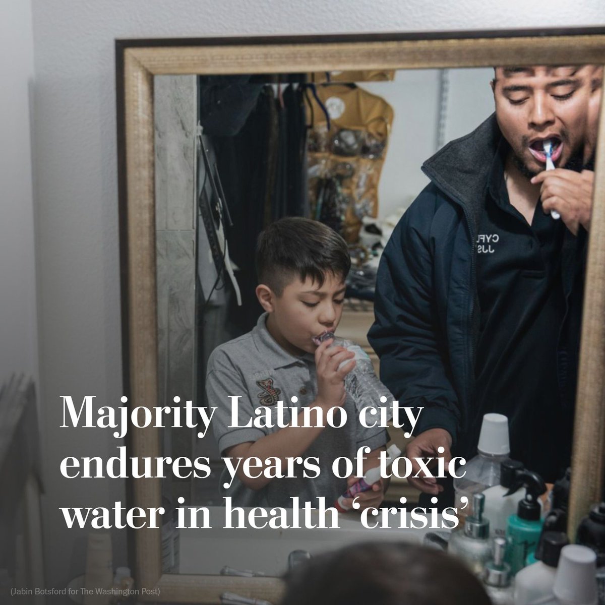 It is common in Sunland Park, N.M., to see water bottles piled up in garbage cans and stacked by the dozens in living rooms and kitchens. Some people drive to nearby El Paso for water while others have even stopped brushing their teeth with it. Their concerns center on illegal…