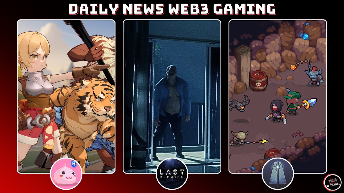 NFToGames's tweet photo. ๐๏ธ Daily News #Web3Gaming ๐ฎ
โ๏ธ @RagmonNFT Joins #Ronin Blockchain โ๏ธ
๐งโโ๏ธ @PlayLastRemains Announces a Public Alpha on 20 April ๐๏ธ
๐ช @The_Beacon_GG adds 200K $ARB to The New Quest Rewards ๐ธ
$PIXIZ $TRIP #NFToGames https://t.co/tdCdV9VXUT