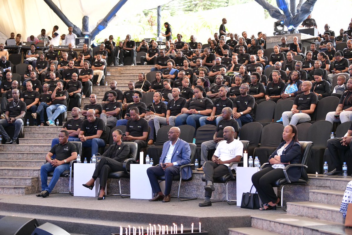 Gathering at the memorial amphitheater for #Kwibuka30, we immersed ourselves in the profound journey of remembrance and bearing witness to survivor testimony, and illuminating candles of hope, every moment echoes our commitment to never forget.