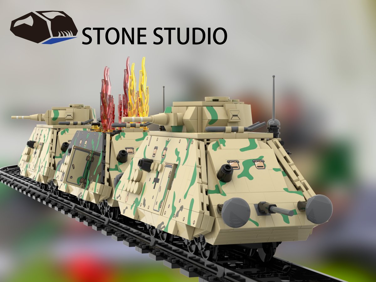 ODEWM2023's tweet photo. Stone Studio
WW2 German Armoured Train MOC
#LEGO #Brickmania #BrickDesigners #ODEWM #Stonestudio #brickveteran #thedefenderbrick #MOC https://t.co/MadYxVjBvH