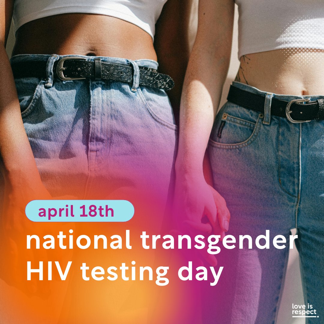 Today is National Transgender HIV Testing Day, a day to address the impact of HIV on transgender and nonbinary people. When we reduce HIV stigma and promote testing, prevention, and treatment, we can help #StopHIVTogether. bit.ly/4axIeMe