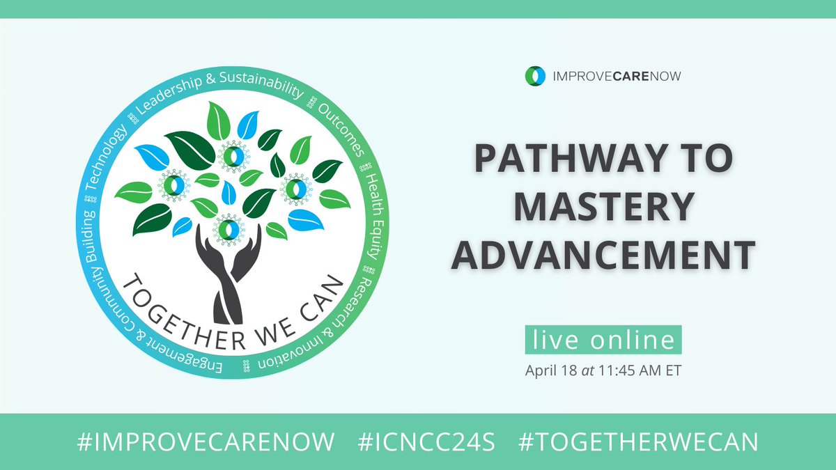 ImproveCareNow's tweet photo. #ICNCC24S begins w/ updates from our #LearningHealthSystem:
๐ #ImproveCareNow State of the Network w/ Kristin Howe, @ssaeed94 & @PeterAMargolis
๐ Pathway to Mastery Advancement w/ @JonathanMoses77 & Dan O'Connell
#ICNCC24S #TogetherWeCan #AllTeach #AllLearn https://t.co/EyGj8KnmLD