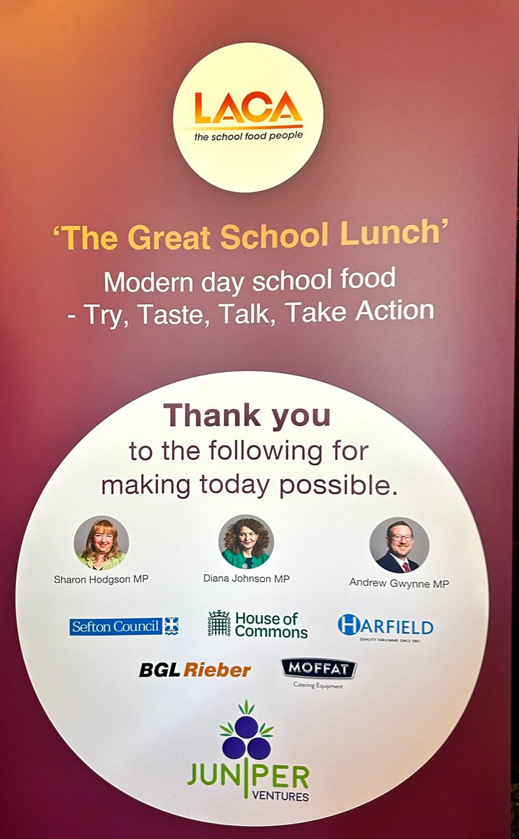 📌 It was a pleasure to co-sponsor @LACA_UK's Great School Lunch today in Parliament. 🍽️ Healthy school meals play a hugely important role in children's development. 😍 Great to try a school lunch and to speak to caterers about their work.