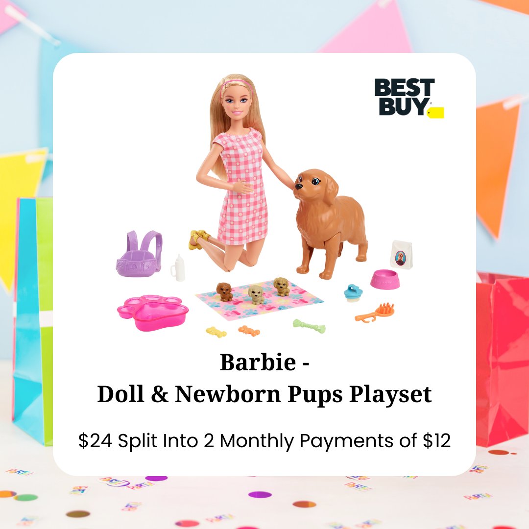 Give them a gift they'll LOVE & make #PaymentsOverTime to avoid breaking the bank! 💰 #BestBuy meets #WinWinX for top-quality products with the #BuyNowPayLater style #PaymentPlans you've come to know!
-
-
#KidsBirthday #LegoSet #Hoverboard #HotWheels #Mario #Barbie #KidsParty