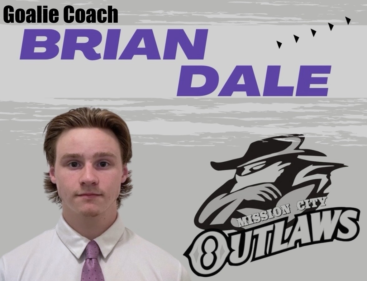 The Mission City Outlaws are excited to welcome back Goalie Coach Brian Dale for the 2024/25 Hockey Season!