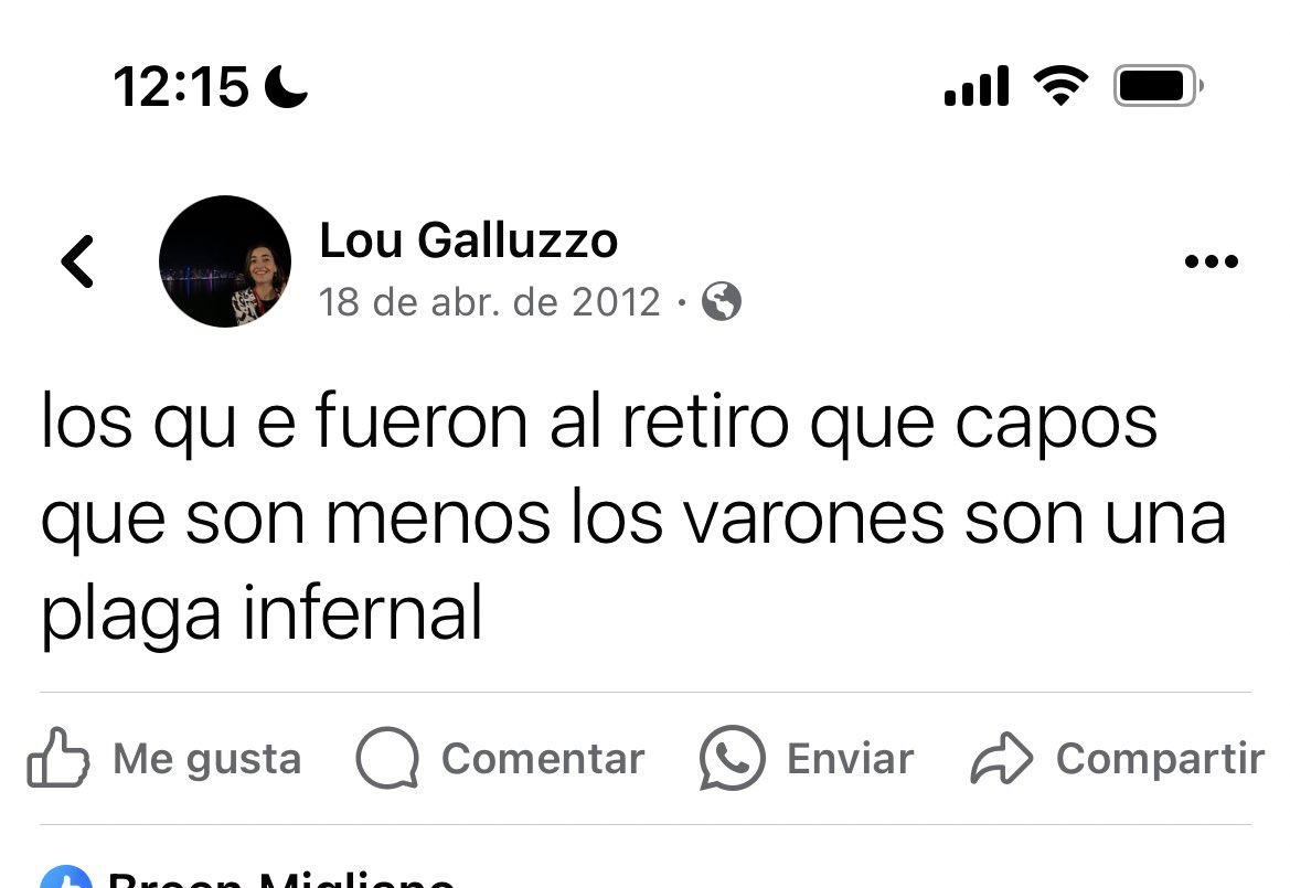 LouGalluzzo5's tweet photo. A ver que ponia en facebook a los 12 https://t.co/sx6jxQx1oT