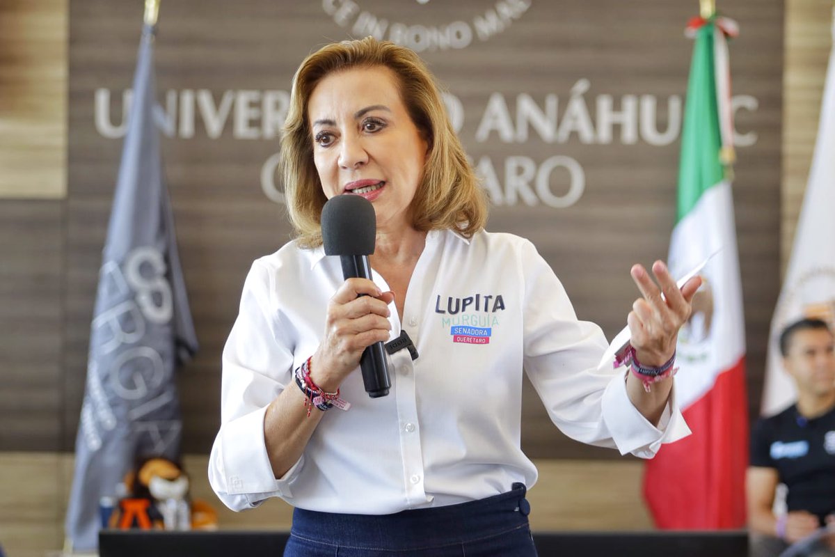 #EleccionesQro2024 En el Senado defenderé las libertades, derechos y la vida democrática de México: @LupitaMurguiaG ladehoy.com.mx/en-el-senado-d…