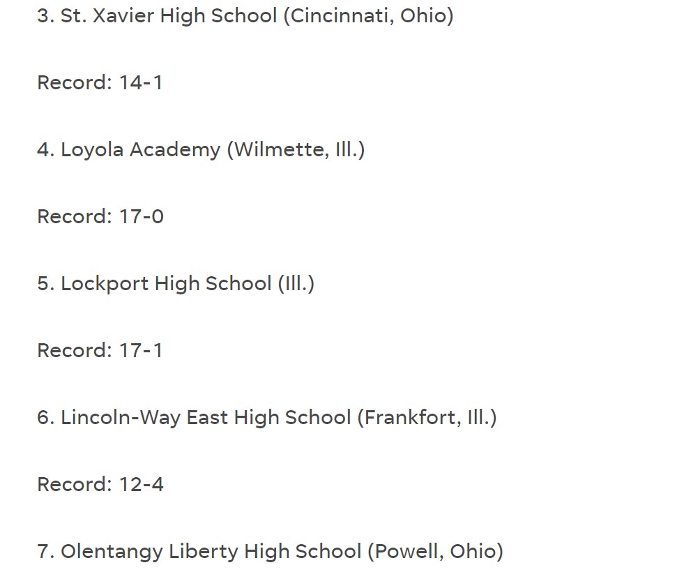 🚨LPVB (18-1) works their way up to #5 in the Midwest Region & #23 in the Nation!!🚨 This is the highest Regional Ranking in Program History and 1st time being Nationally recognized. Let's keep earning it!! @lthsathletics @LTHSBoosters1 @AVCAVolleyball @IVCAcoaches @illprepvb