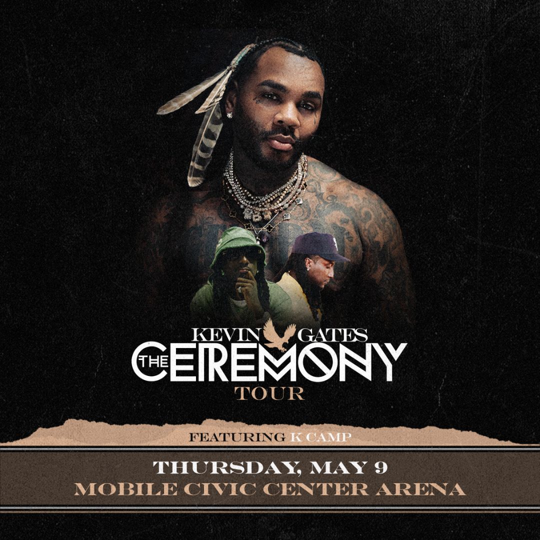 Kevin Gates. K Camp. 'Nuff said. Lock in seats now at the box office or bit.ly/gen23

#MobileAlabama #MobileAL #MobileCounty #GulfCoast #Pensacola #Biloxi #KevinGates #gulfcoastconcerts