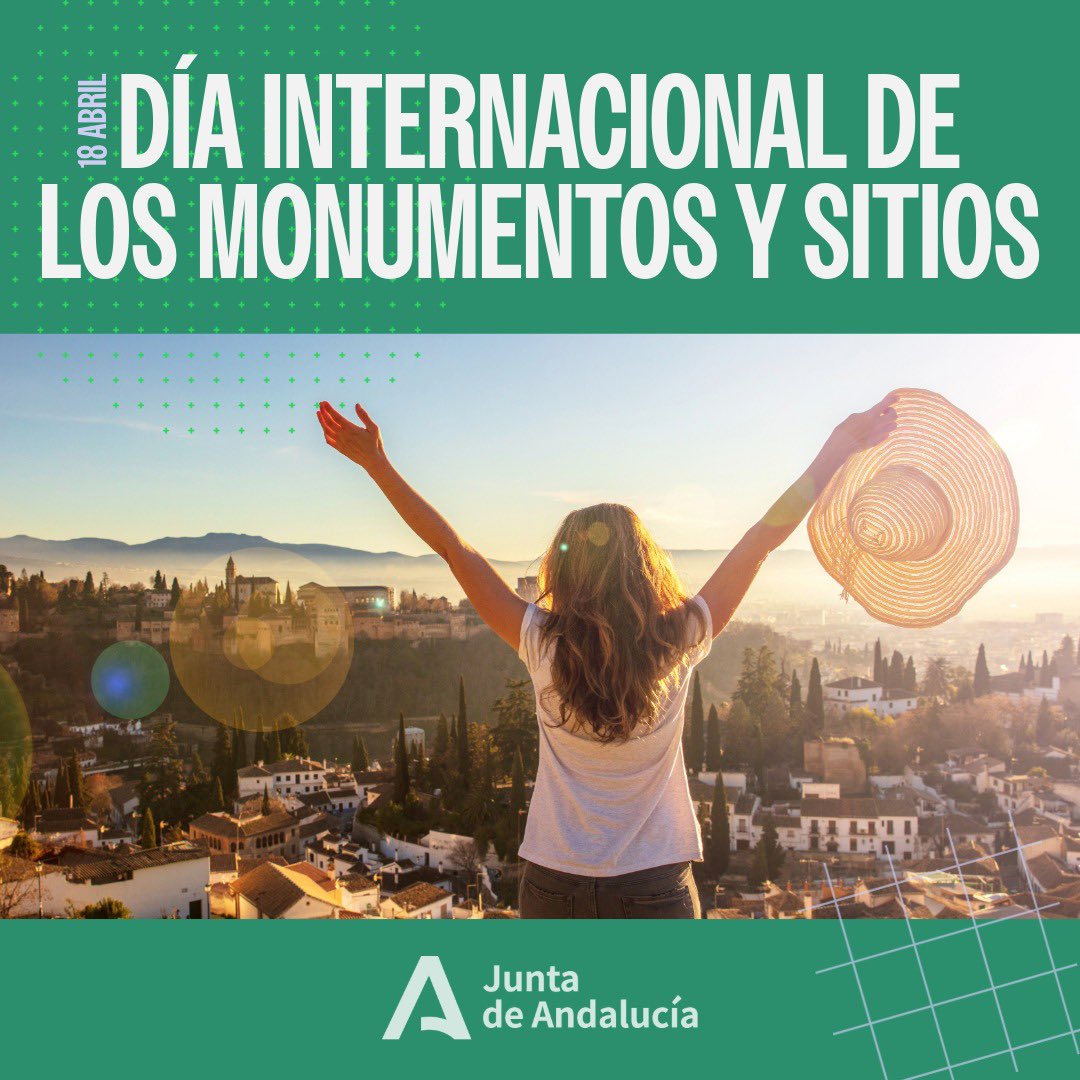 📆 Hoy es el Día Internacional de los Monumentos y Sitios. 💚🤍 Cuéntanos cuál es tu favorito de los muchos que tiene Andalucía.