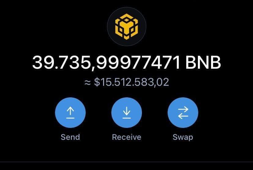 You will receive 5 $BNB = $2,650.00 in your wallet, just like, follow and rt, Retweet pinned post. +Drop your BNB (Bep20) wallet address📌