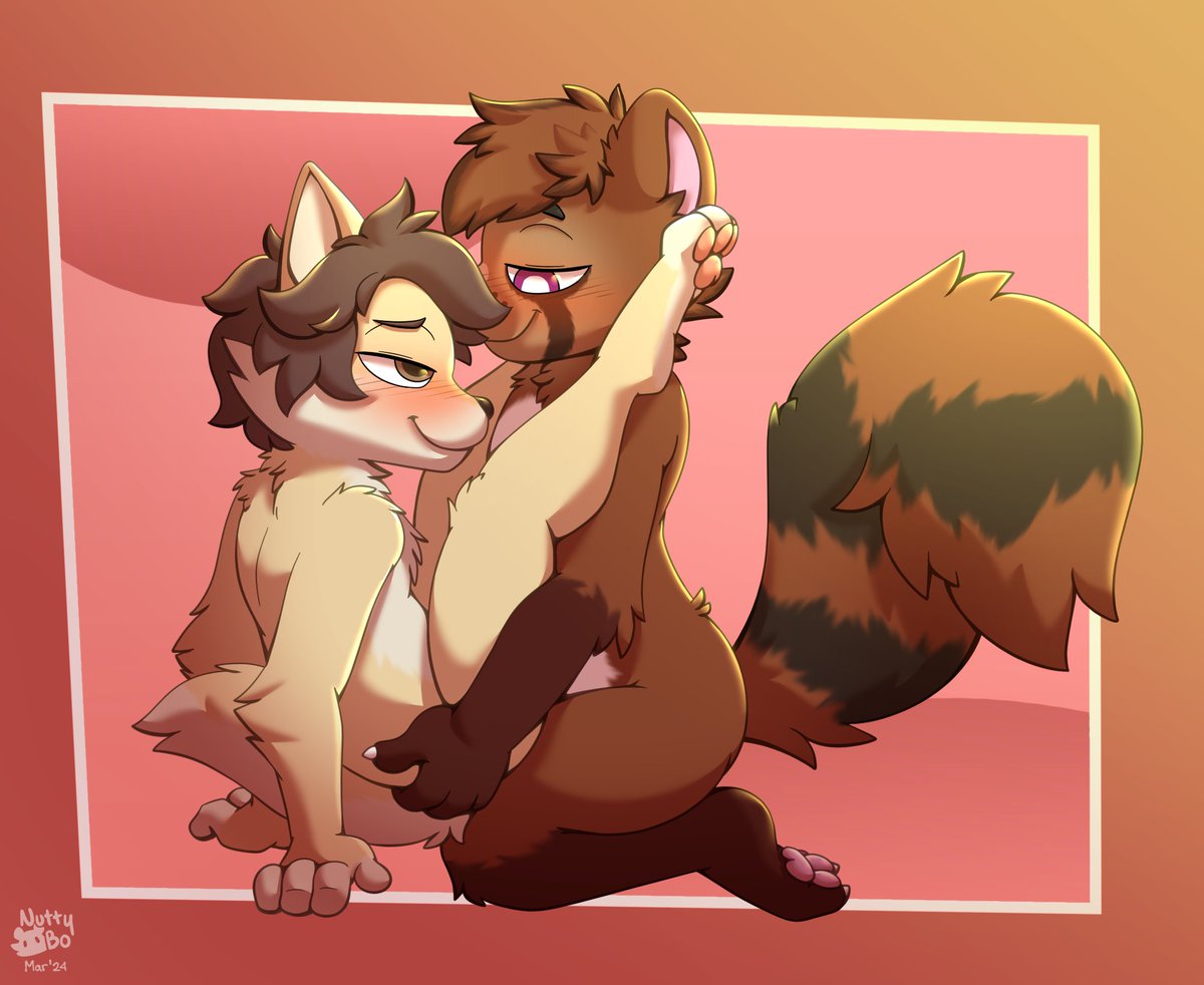 when your bday gift is deep inside you. comm for <a href="/zephyrnok/">Vance</a> ft. <a href="/SkyMafiaArt/">Follow SkyMafia 💸 for a free scone</a> for their bday!