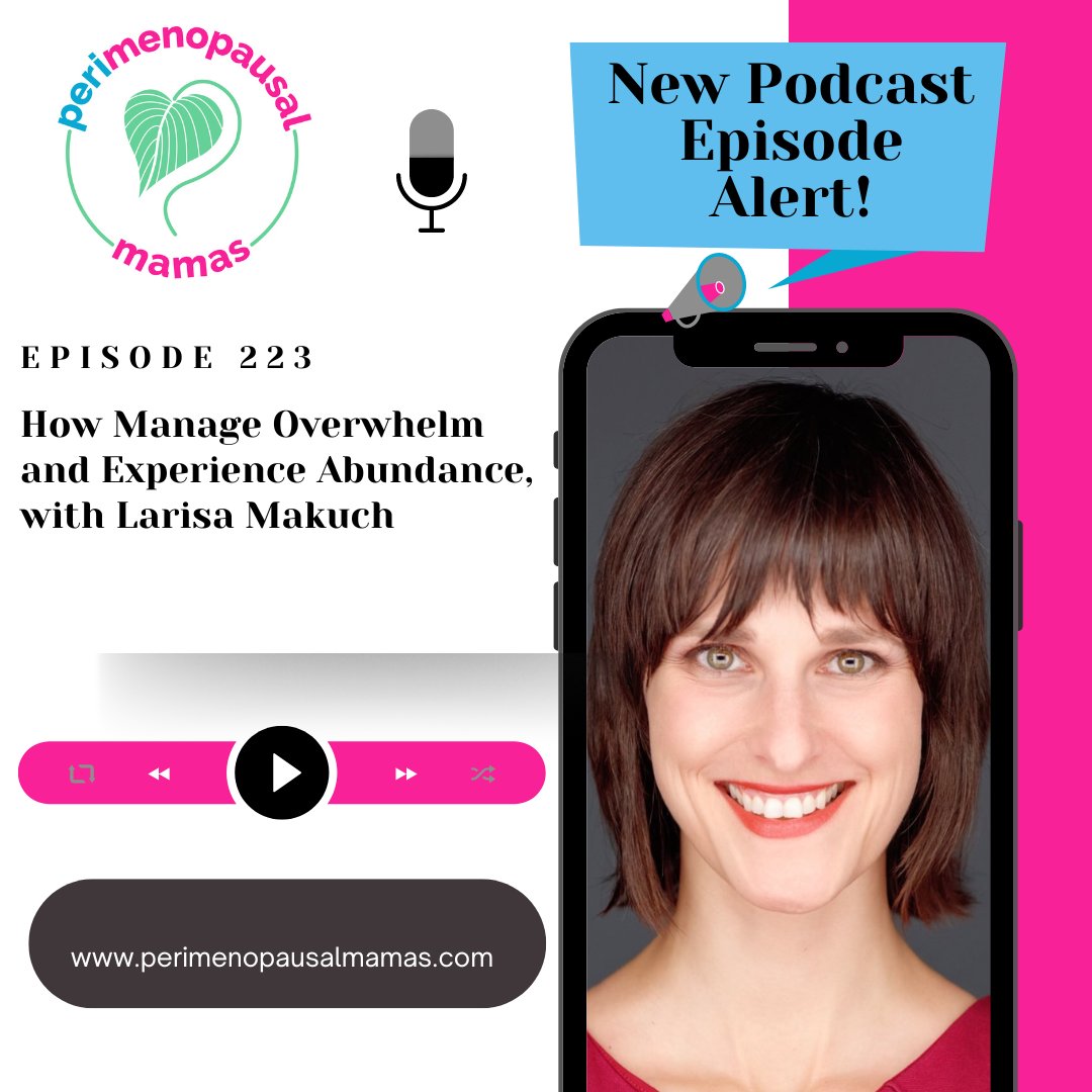 drlisaweeksND's tweet photo. Do you feel stuck? Are you in survival mode, not moving towards abundance and change? Then this episode is for you! Dr. Lisa chats with Larisa Makuch about how to manifest a fulfilling and joyful life, along with ways to help our kids (and ourselves) work through adversity. https://t.co/ouysBrcC30