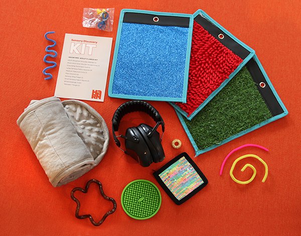 Today is Adult Autism Awareness Day. New Sensory Discovery Kits are available for adults & children to check out at the Visitor Services desk at no cost. These resources were created in consultation with UF’s Center for Autism and Related Disabilities. #adultautismawareness