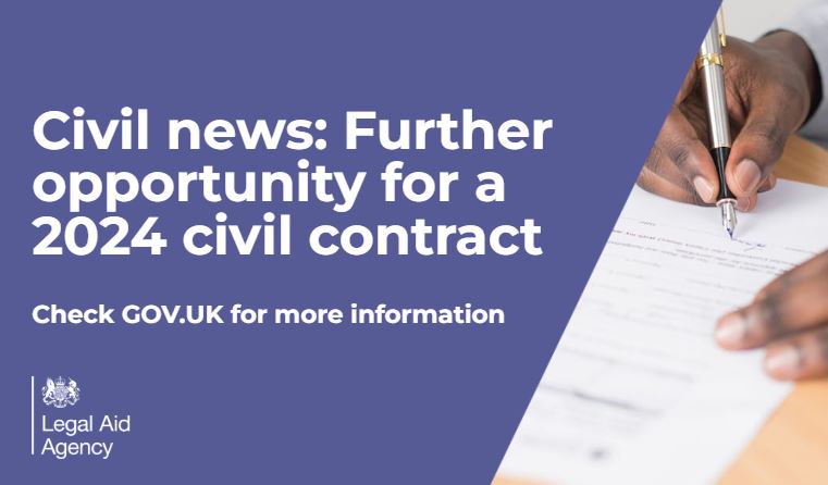 A further opportunity to tender for the 2024 Standard Civil Contract opened on Monday 18 March 2024. More information:: ow.ly/18q750QIm1l Tender closes 5pm on Monday 22 April 2024.