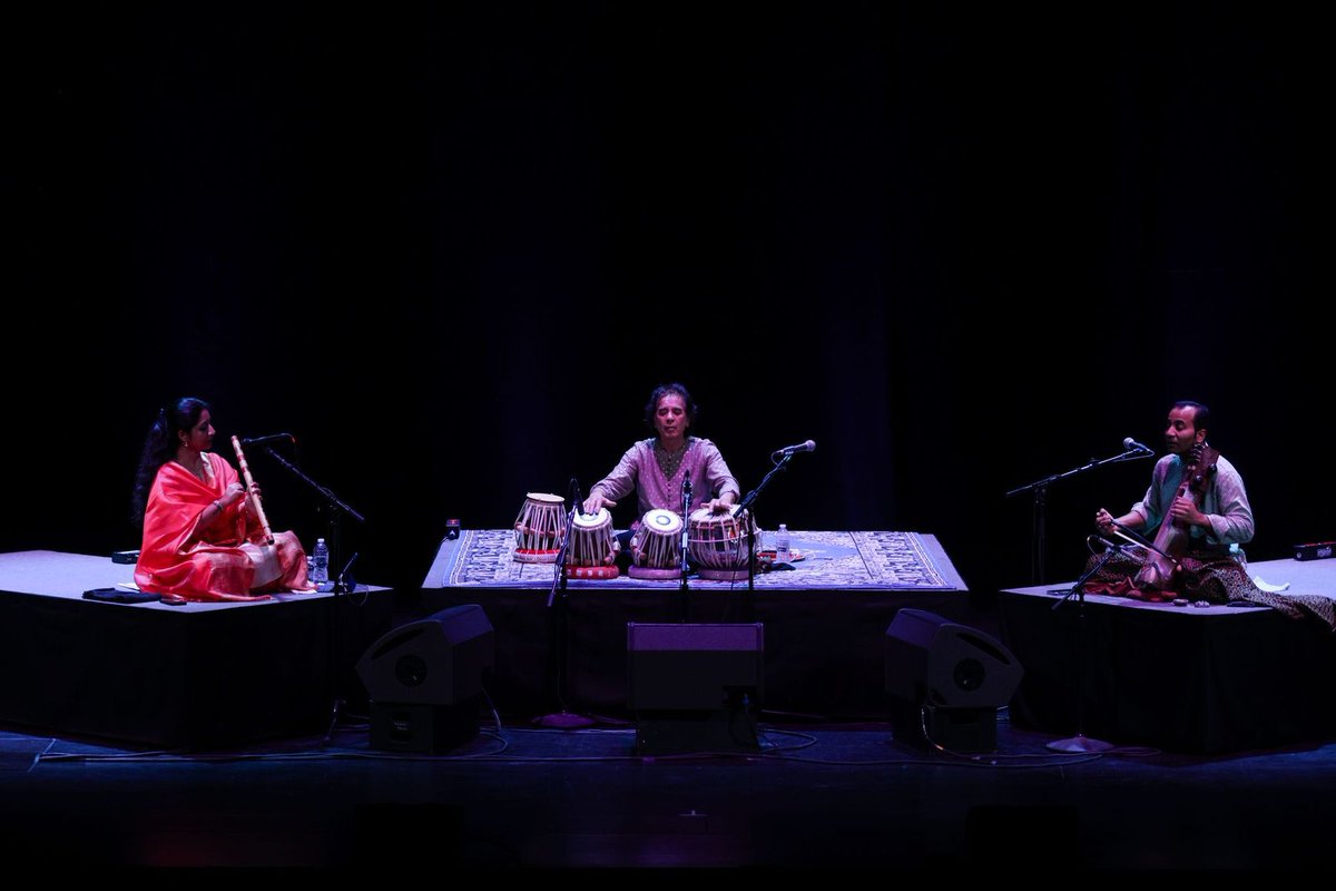 Over the weekend we experienced @ZakirHtabla masterfully showcase the richness, depth, and joy of Indian classical music, alongside Sabir Khan and @debopriya_flute. If you missed it, don't worry! Grab seats to next year's show NOW with code TABLA: bit.ly/njpaczakir