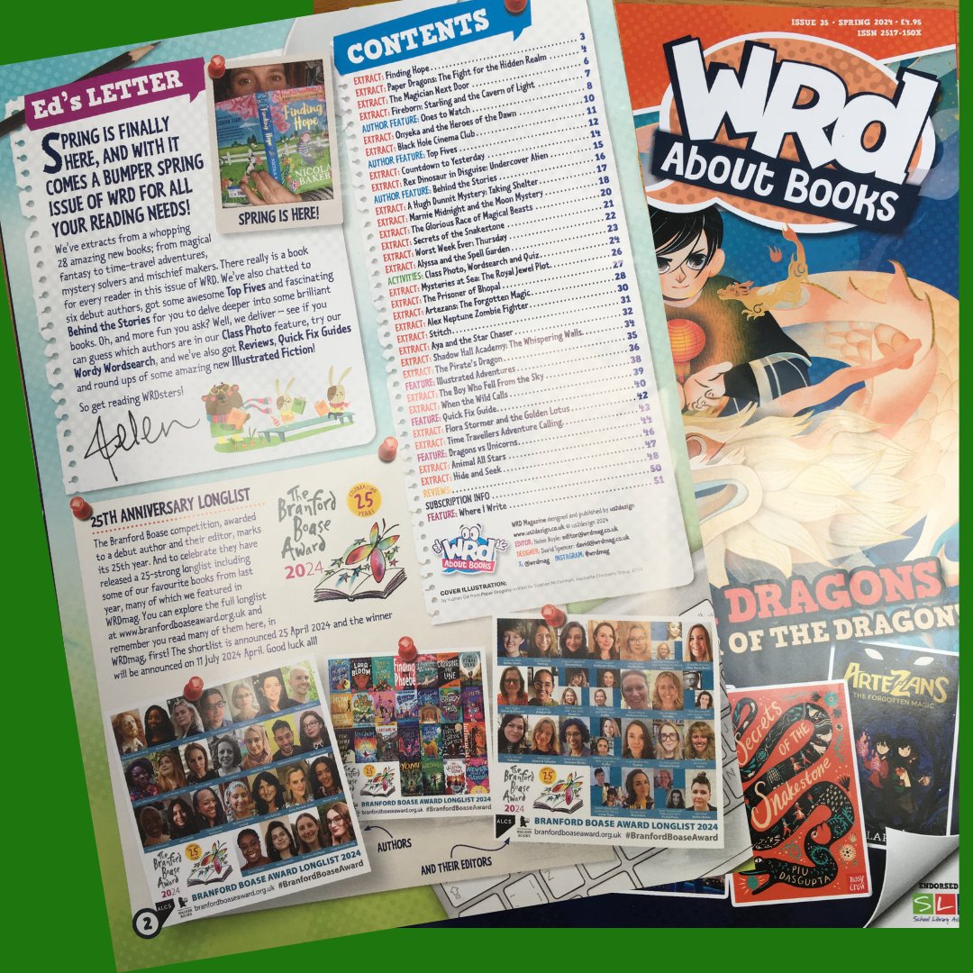 Thanks @WRDmag for featuring the #BranfordBoaseAward 25th Anniversary longlist! One week until the shortlist announcement 🗓️Thursday 25 April. Meanwhile, check out the brilliant books on the longlist branfordboaseaward.org.uk/2024-longlist/