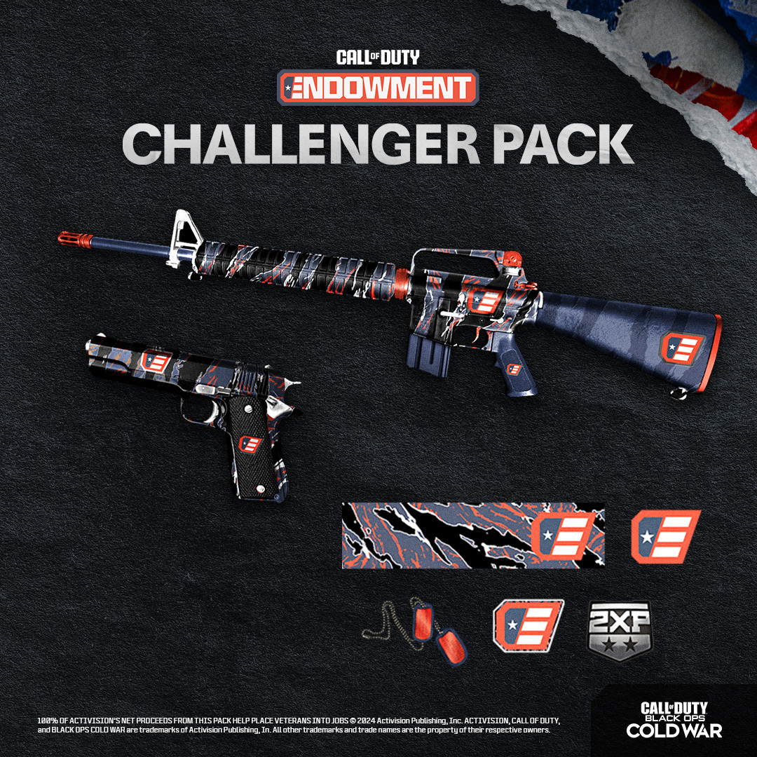 The countdown to #MilitaryAppreciationMonth continues. The latest #LegacyLoadout is the Call of Duty Endowment Challenger Pack. Drop a ✋ in the comments if you're up for the challenge!