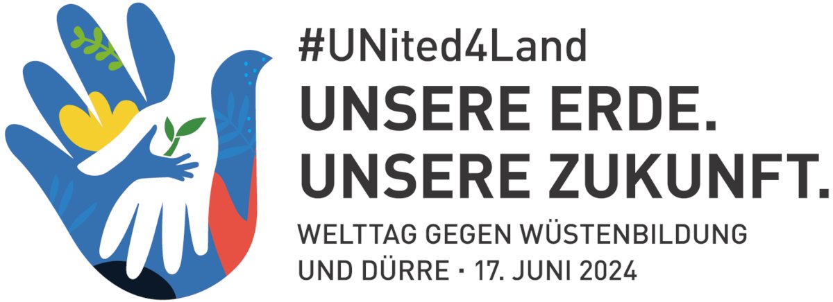 Noch 2 Monate bis zum Welttag gegen Wüstenbildung und Dürre! 🇩🇪 Deutschland ist der diesjährige Gastgeber des zentralen Festakts, der am 17. Juni in Bonn stattfindet. Gemeinsam mit dem @BMZ_Bund setzen wir ein Zeichen für gesunde Böden für eine nachhaltige Zukunft! #UNited4Land