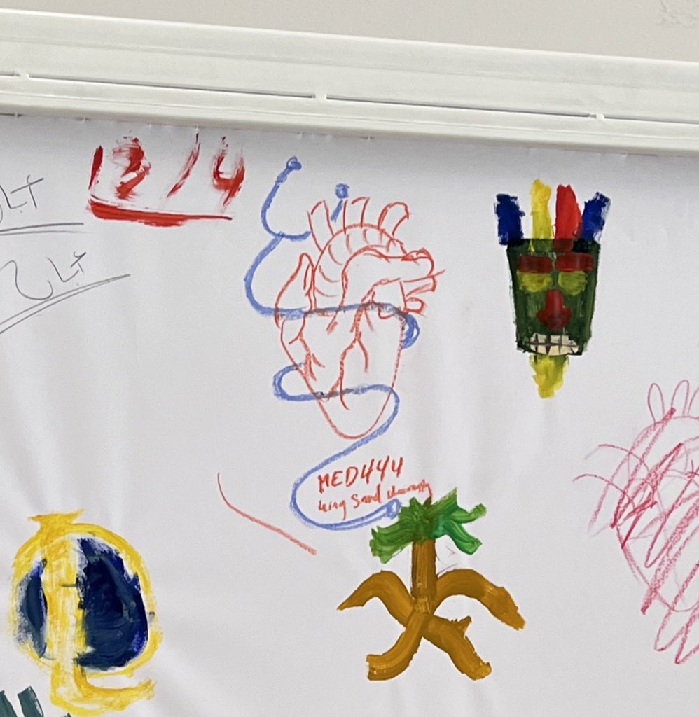 معرض الفنون🎨
وقت ممتع وسُعدت بالمشاركة فيه🩷