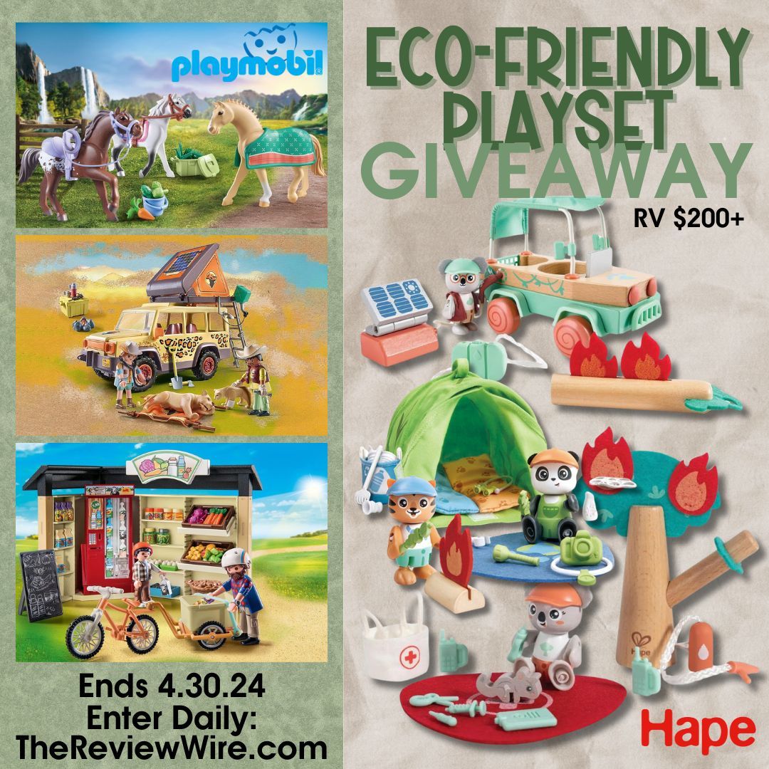 ♻️ Enter for a chance to win a HUGE collection of #EcoFriendly Playsets from @playmobil and #HapeToys >> thereviewwire.com/eco-friendly-p… (RV $202) Ends 4.30.24

#EarthDay24 #EducationalToys