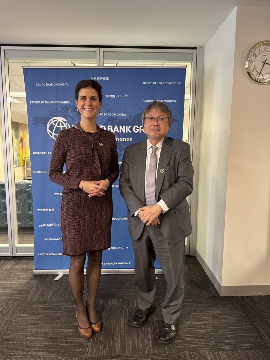 During the Spring Meetings the Minister for Foreign Affairs <a href="/thordiskolbrun/">Þórdís Kolbrún Reykfjörð Gylfadóttir🇮🇸</a> reiterated Iceland´s support to the <a href="/WorldBank/">World Bank</a> and <a href="/WBG_IDA/">IDA - World Bank</a> as key multilateral partners in Iceland´s development cooperation <a href="/MFAIceland/">MFA Iceland 🇮🇸</a>