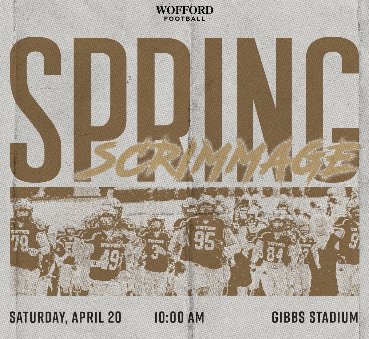 See you at Gibbs Stadium on Saturday for the final day of spring practice!