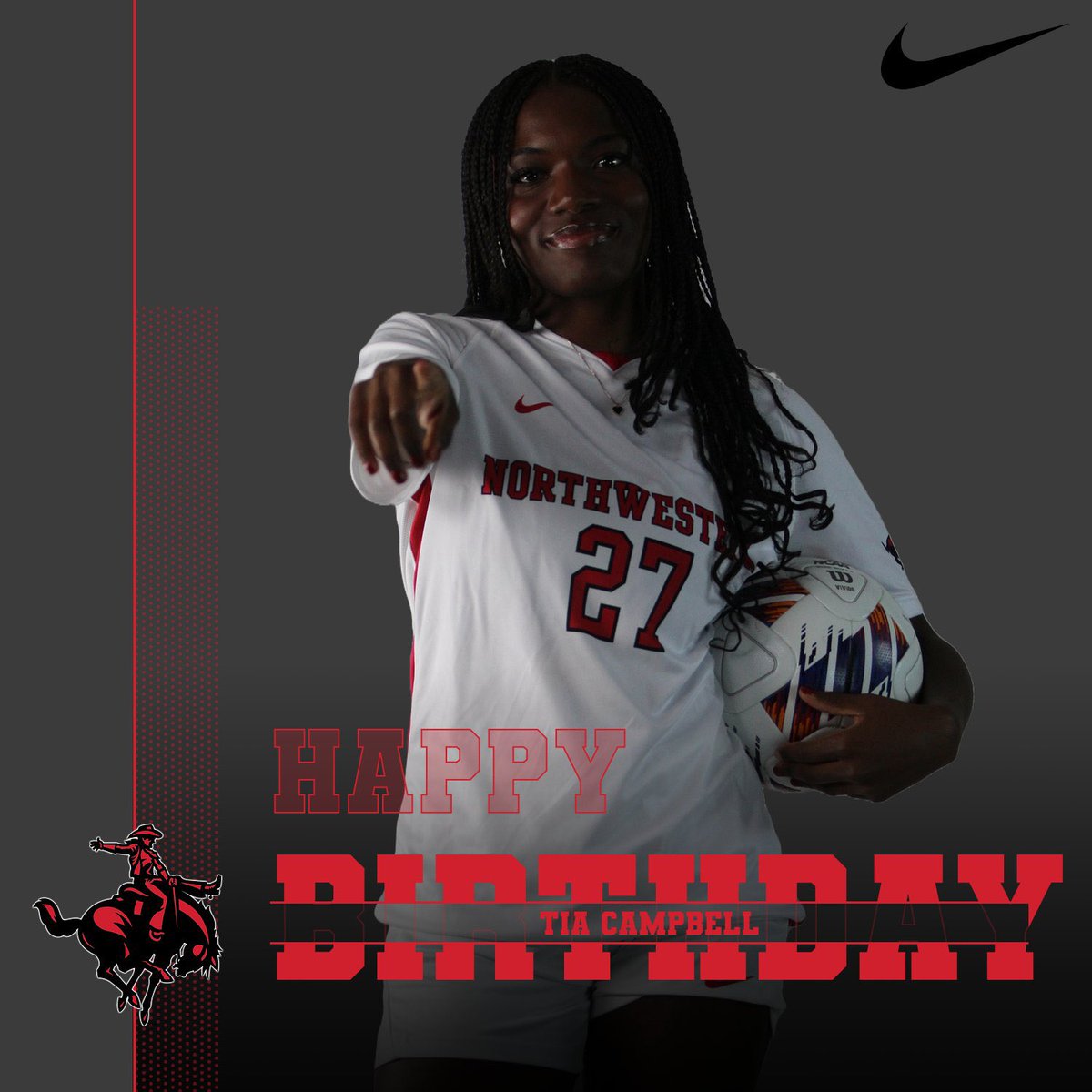 Happy Birthday to junior striker Tia Campbell! We hope you have a great day! 🎉❤️ #RRR