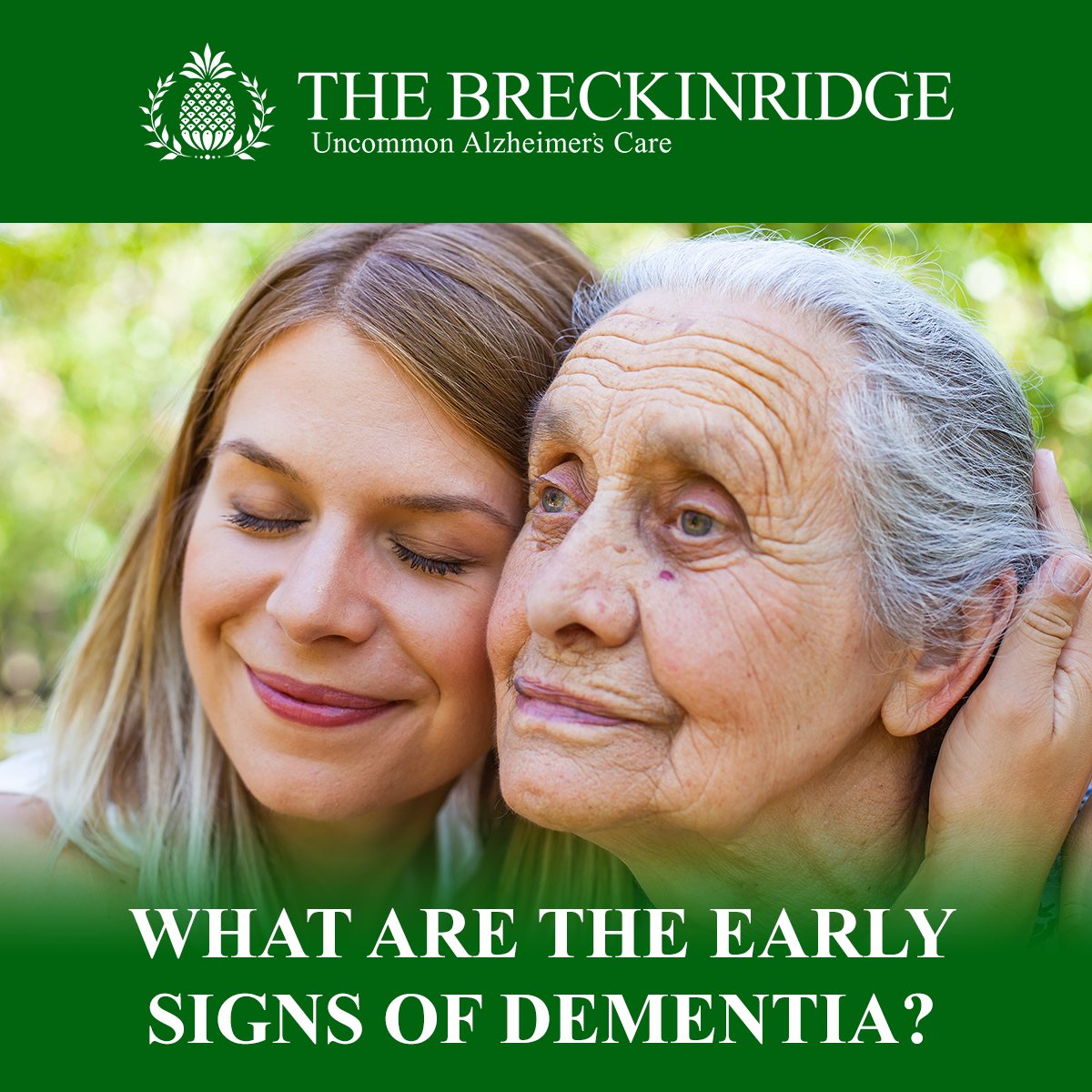 WHAT ARE THE EARLY SIGNS OF DEMENTIA?
thebreckinridge.com/what-are-the-e… 

#memorycare #TheBreckinridge #dementiacare #AlzheimersCare #Alzheimers #Dementia #MemoryCare #BreckinridgeLexington