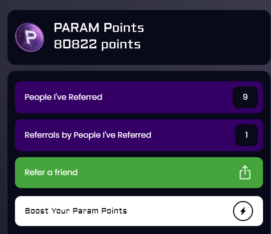 CLAIM MORE $PARAM POINTS HERE! 

 FASTER INTERACTION = MORE $$$👇 

8000 $PARAM
8000 $BEYOND
8000 $TRIP
8000 $BUBBLE
8000 $COOKIE

 REPLY TO BOOST YOUR AIRDROP 📷

Lets get it farmers!
