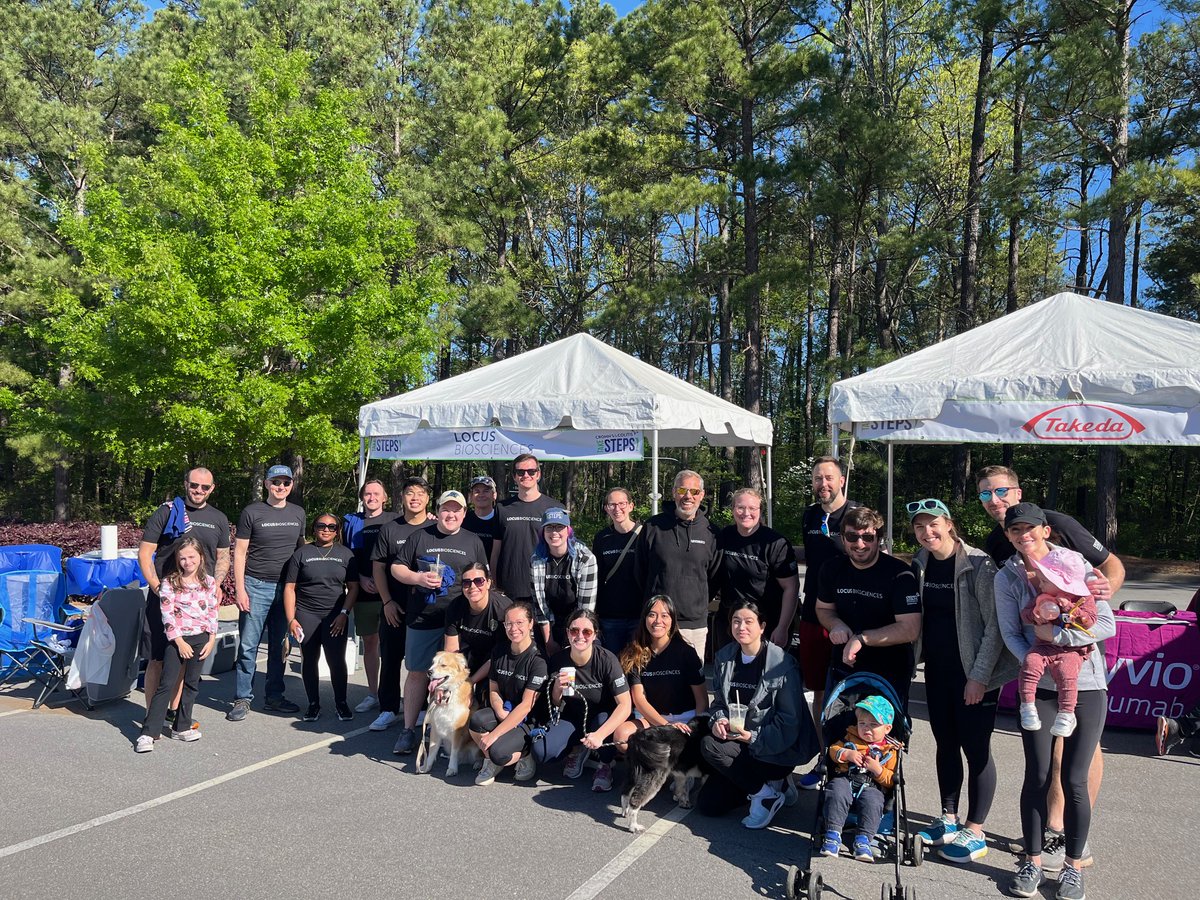 🎉 Thrilled to announce that the Locus team exceeded our fundraising goal of $20,000 for the @CrohnsColitisFn Triangle Take Steps Walk!🚶‍♂️💙 We proudly walked in solidarity to raise #IBDAwareness. Huge thanks to all supporters!