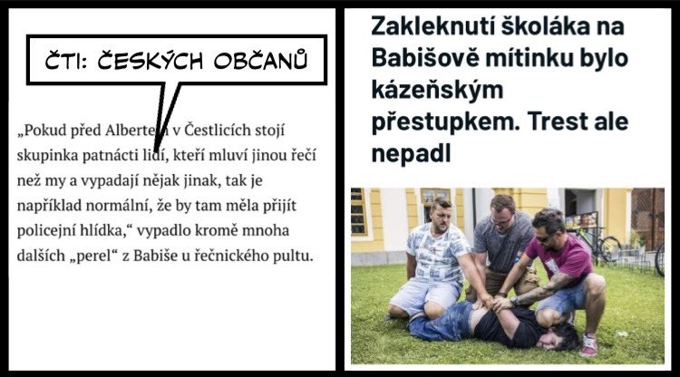 Ono pro sociopata @AndrejBabis jsou cizinci všichni. A nejvíce cizí mu jsou Češi.