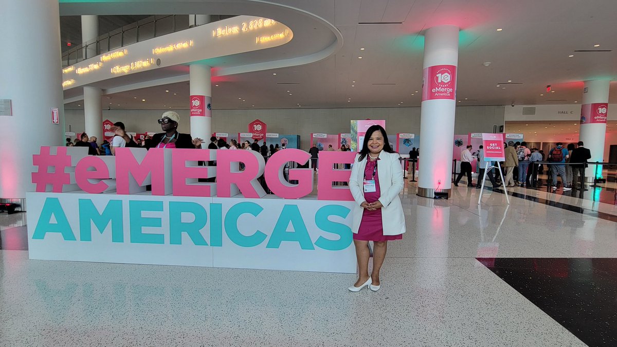 Happy 10th Anniversary @eMergeAmericas! 🎂

It's an honor to partner with you 💛🙌💚
Fiji @Delta 

#umiami #eMergeAmericas #HemisphericConsortium